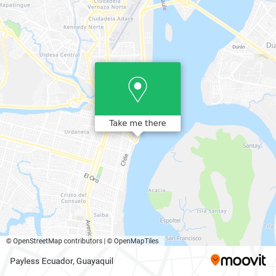 Payless Ecuador map