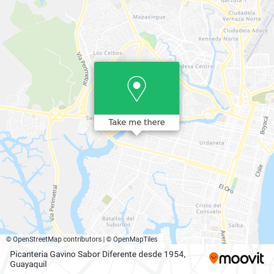 Picanteria Gavino Sabor Diferente desde 1954 map