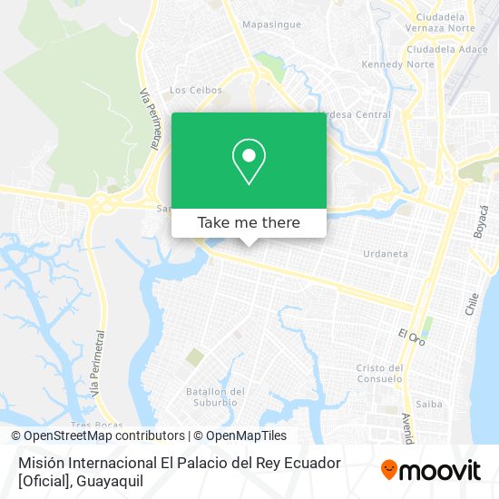 Mapa de Misión Internacional El Palacio del Rey Ecuador [Oficial]