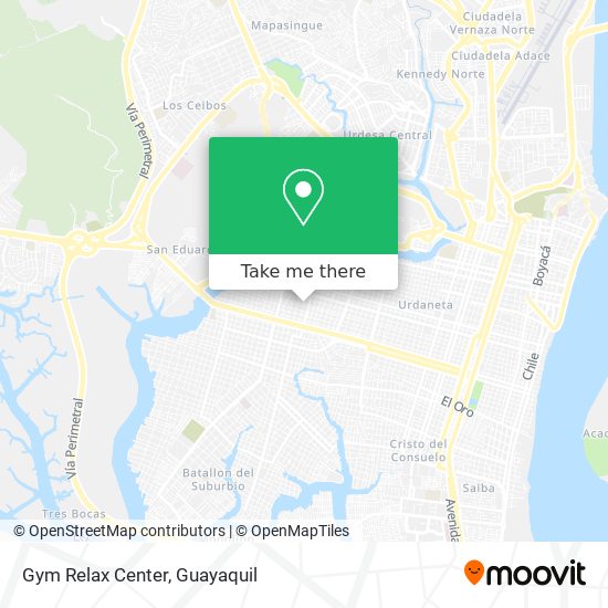 Gym Relax Center map