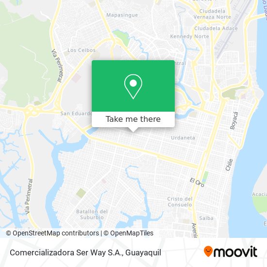 Comercializadora Ser Way S.A. map