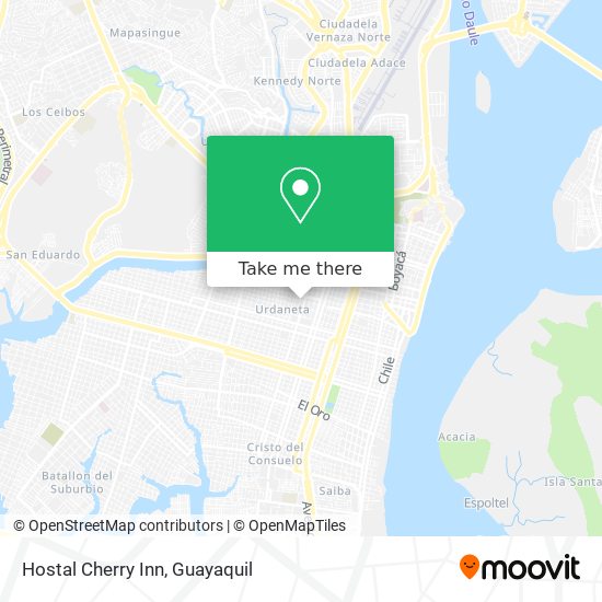 Mapa de Hostal Cherry Inn