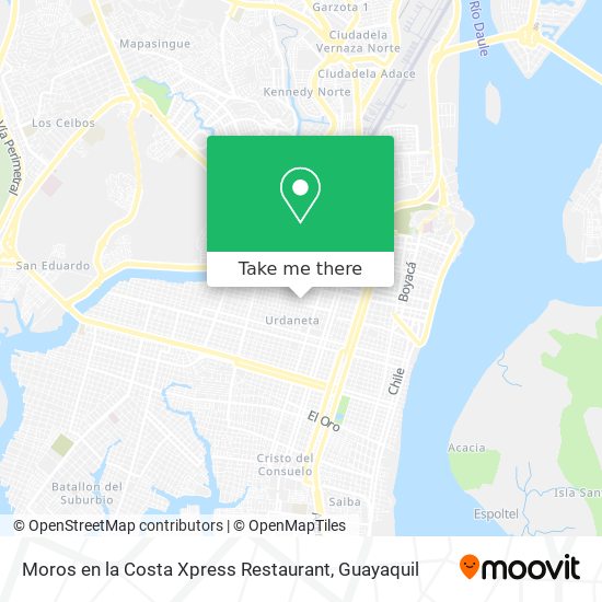 Moros en la Costa Xpress Restaurant map