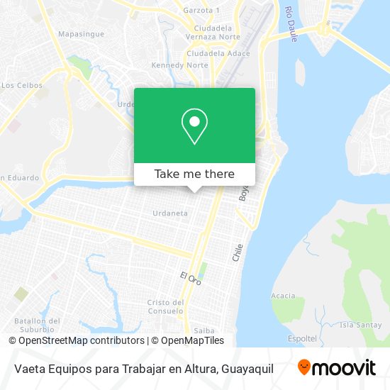 Vaeta Equipos para Trabajar en Altura map