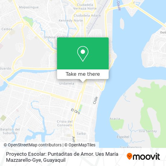 Proyecto Escolar: Puntaditas de Amor. Ues María Mazzarello-Gye map