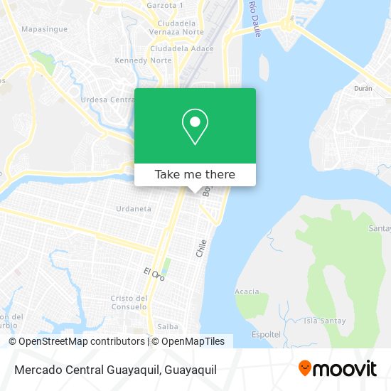 Mercado Central Guayaquil map