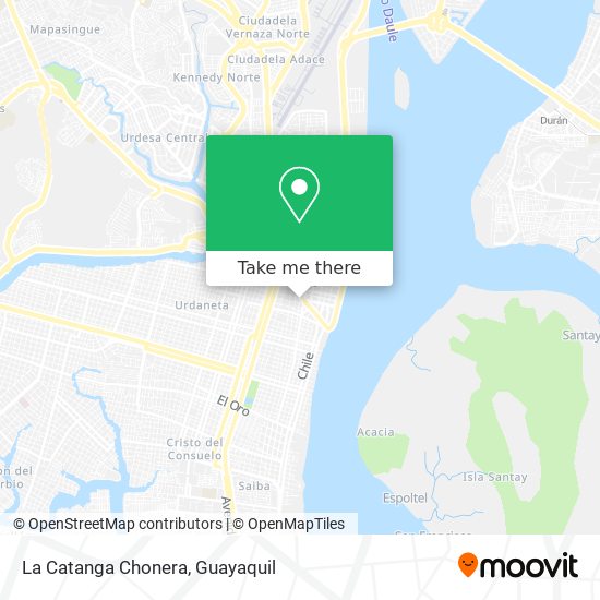 Mapa de La Catanga Chonera