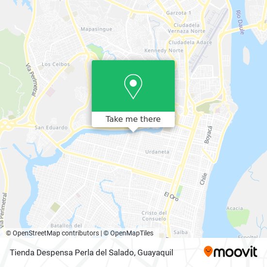Tienda Despensa Perla del Salado map
