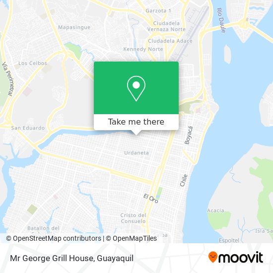 Mr George Grill House map