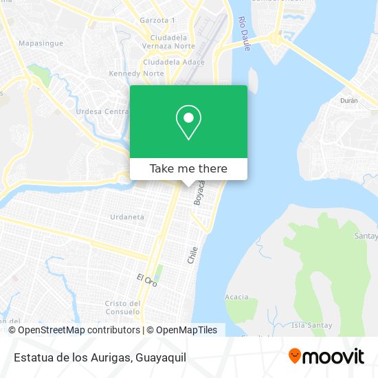 Estatua de los Aurigas map