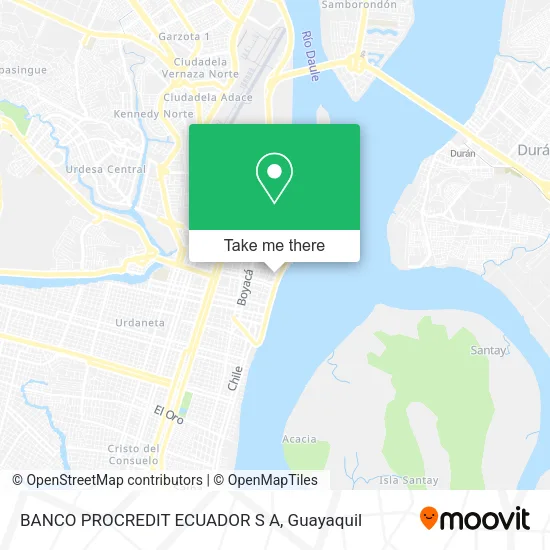 BANCO PROCREDIT ECUADOR S A map