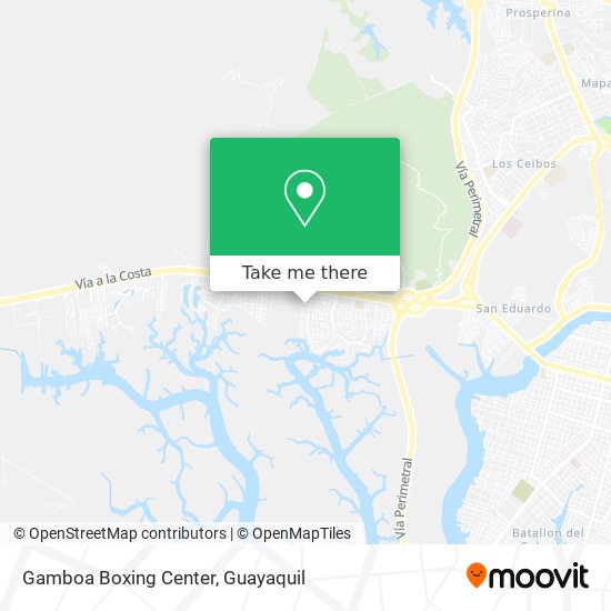 Mapa de Gamboa Boxing Center