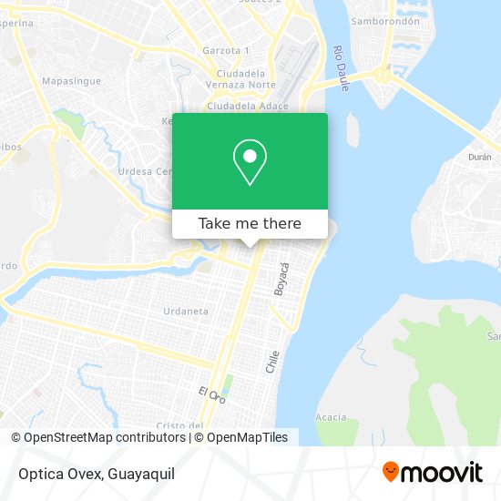 Mapa de Optica Ovex