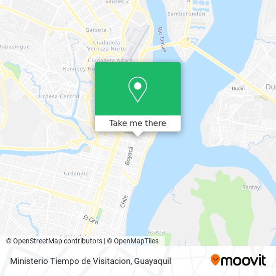 Mapa de Ministerio Tiempo de Visitacion