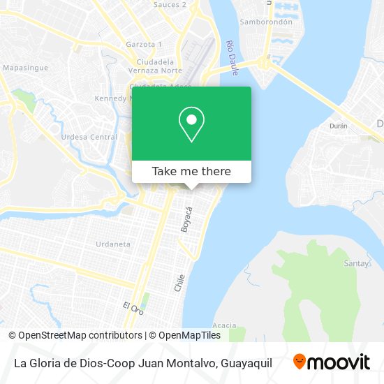 La Gloria de Dios-Coop Juan Montalvo map