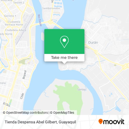 Mapa de Tienda Despensa Abel Gilbert