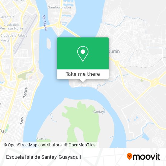 Escuela Isla de Santay map