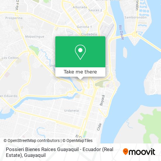 Mapa de Possieri Bienes Raíces Guayaquil - Ecuador (Real Estate)