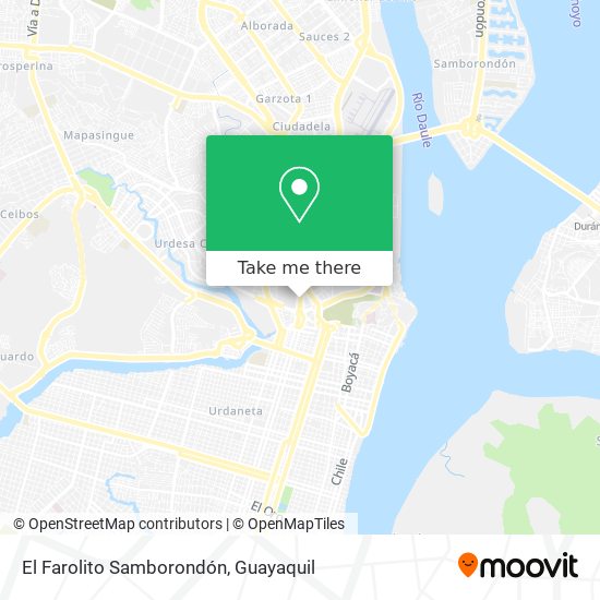 El Farolito Samborondón map