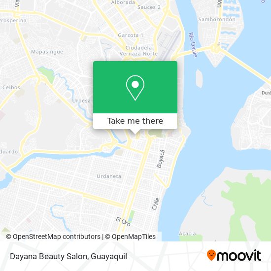 Mapa de Dayana Beauty Salon