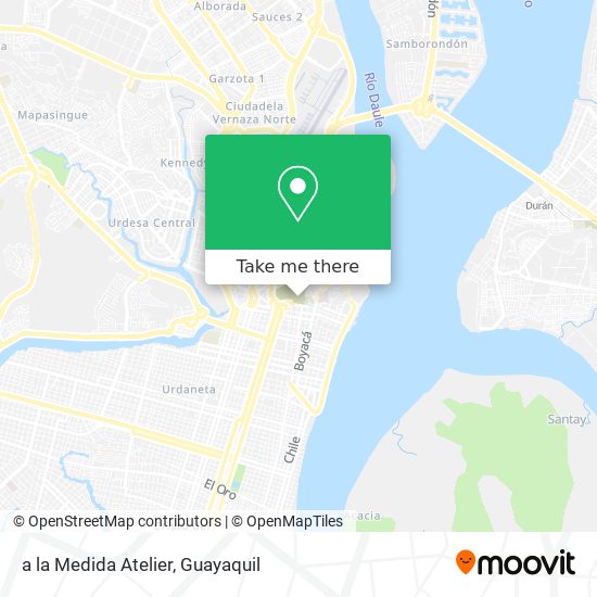 a la Medida Atelier map