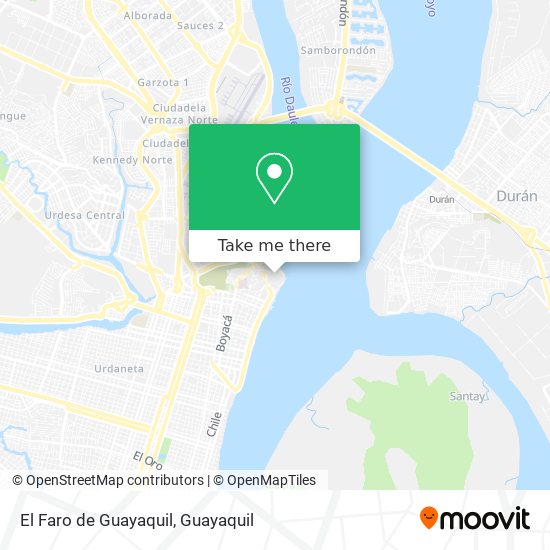 El Faro de Guayaquil map