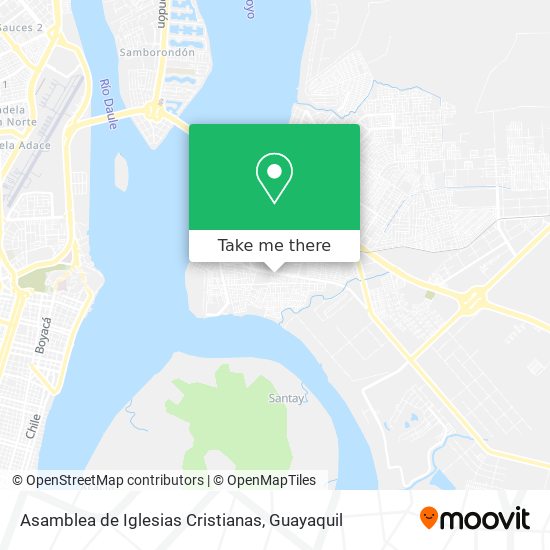 Asamblea de Iglesias Cristianas map