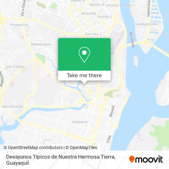 Desayunos Típicos de Nuestra Hermosa Tierra map