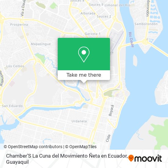 Chamber’S La Cuna del Movimiento Ñeta en Ecuador map