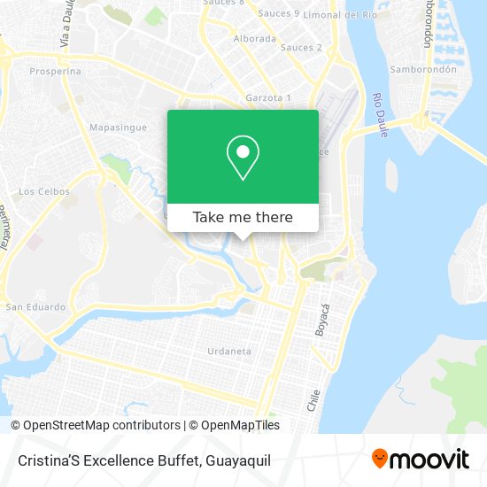 Mapa de Cristina’S Excellence Buffet
