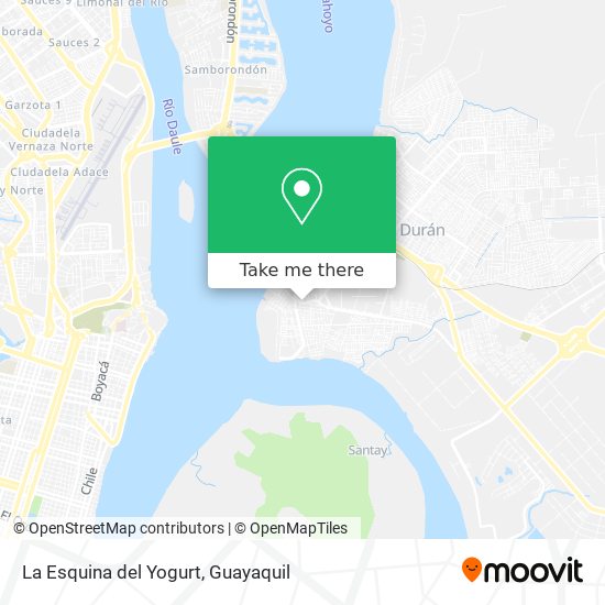 La Esquina del Yogurt map