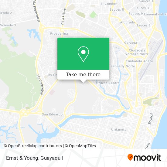 Mapa de Ernst & Young
