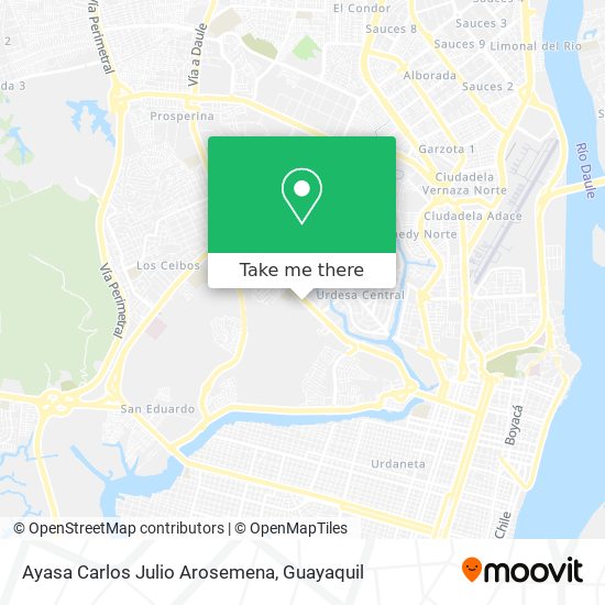 Ayasa Carlos Julio Arosemena map