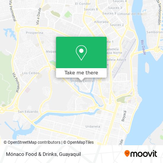 Mónaco Food & Drinks map