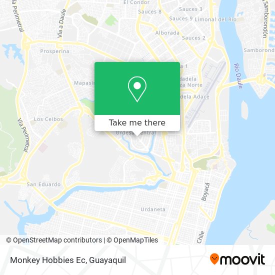 Mapa de Monkey Hobbies Ec