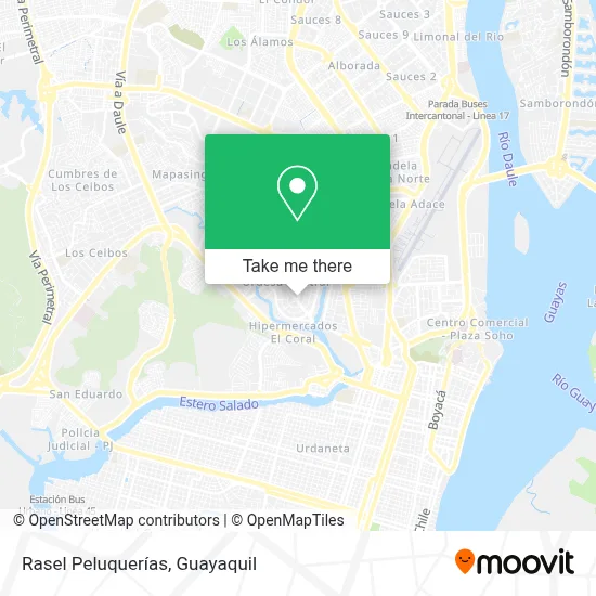 Rasel Peluquerías map