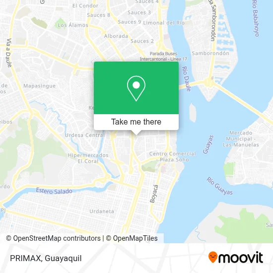 PRIMAX map