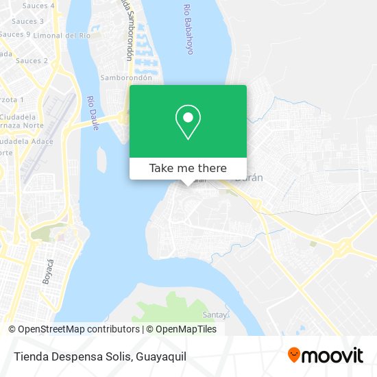 Mapa de Tienda Despensa Solis