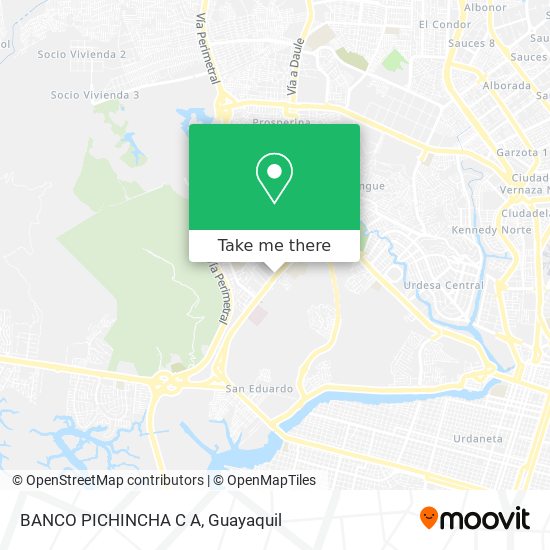 BANCO PICHINCHA C A map