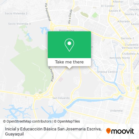 Inicial y Educacción Básica San Josemaria Escriva map