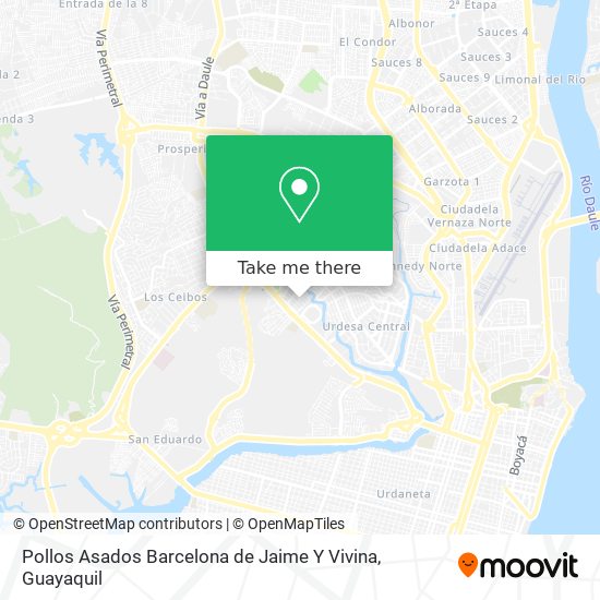 Pollos Asados Barcelona de Jaime Y Vivina map