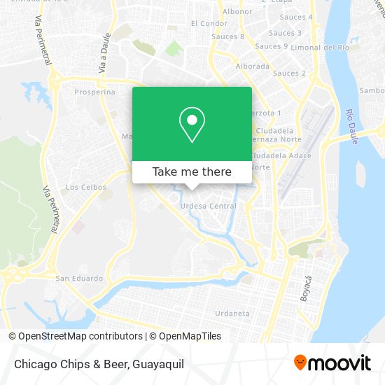 Mapa de Chicago Chips & Beer