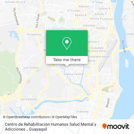 Centro de Rehabilitación Humanos Salud Mental y Adicciones . map