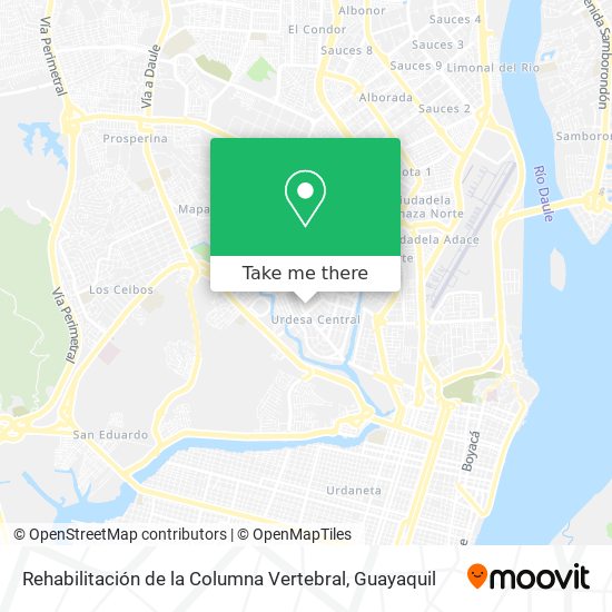 Mapa de Rehabilitación de la Columna Vertebral