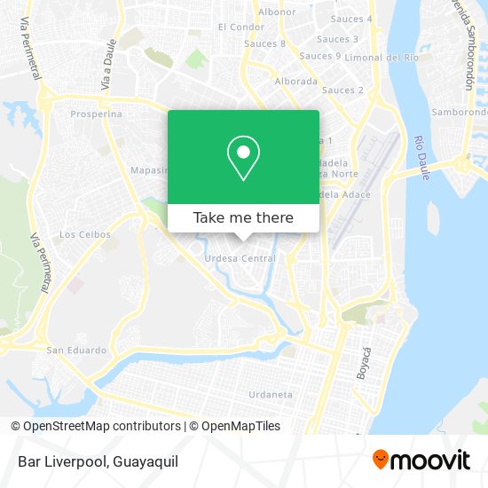 Mapa de Bar Liverpool