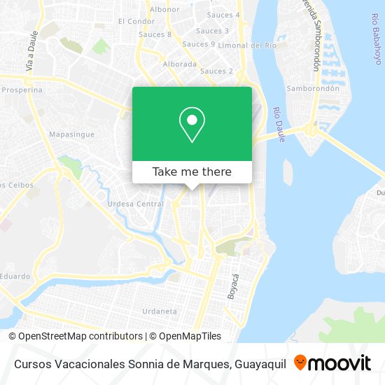 Cursos Vacacionales Sonnia de Marques map