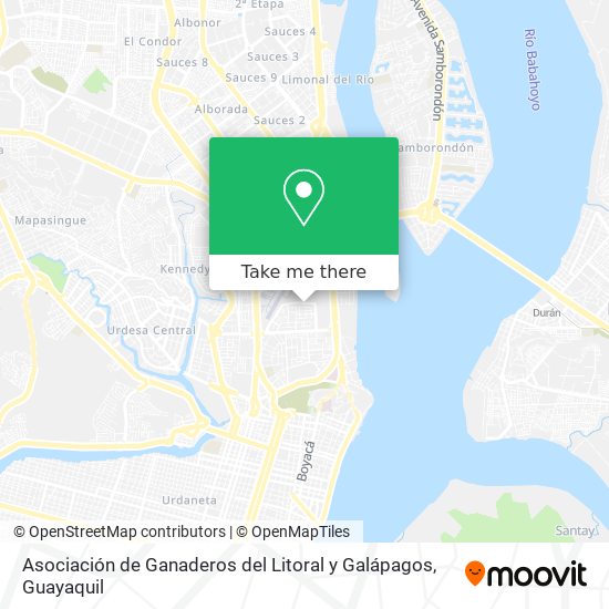 Asociación de Ganaderos del Litoral y Galápagos map