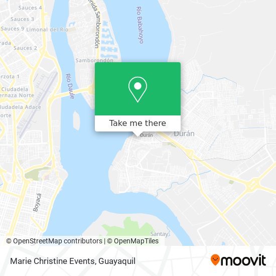 Mapa de Marie Christine Events