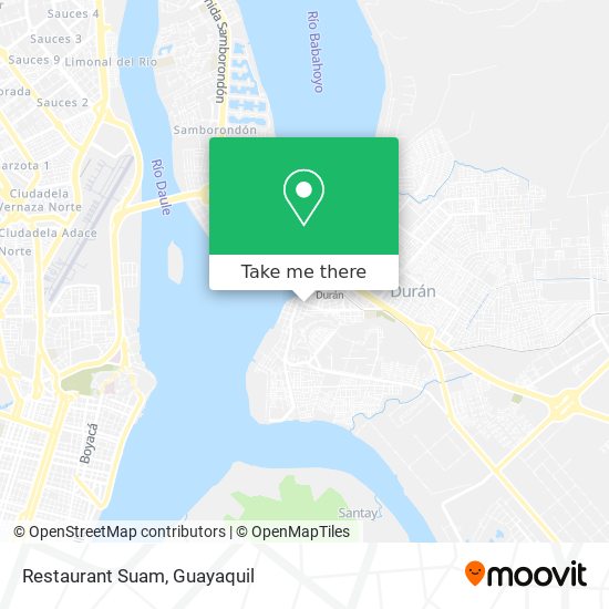 Restaurant Suam map