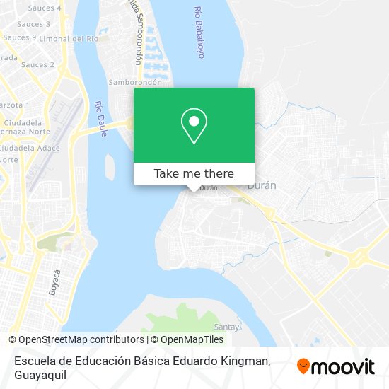 Escuela de Educación Básica Eduardo Kingman map